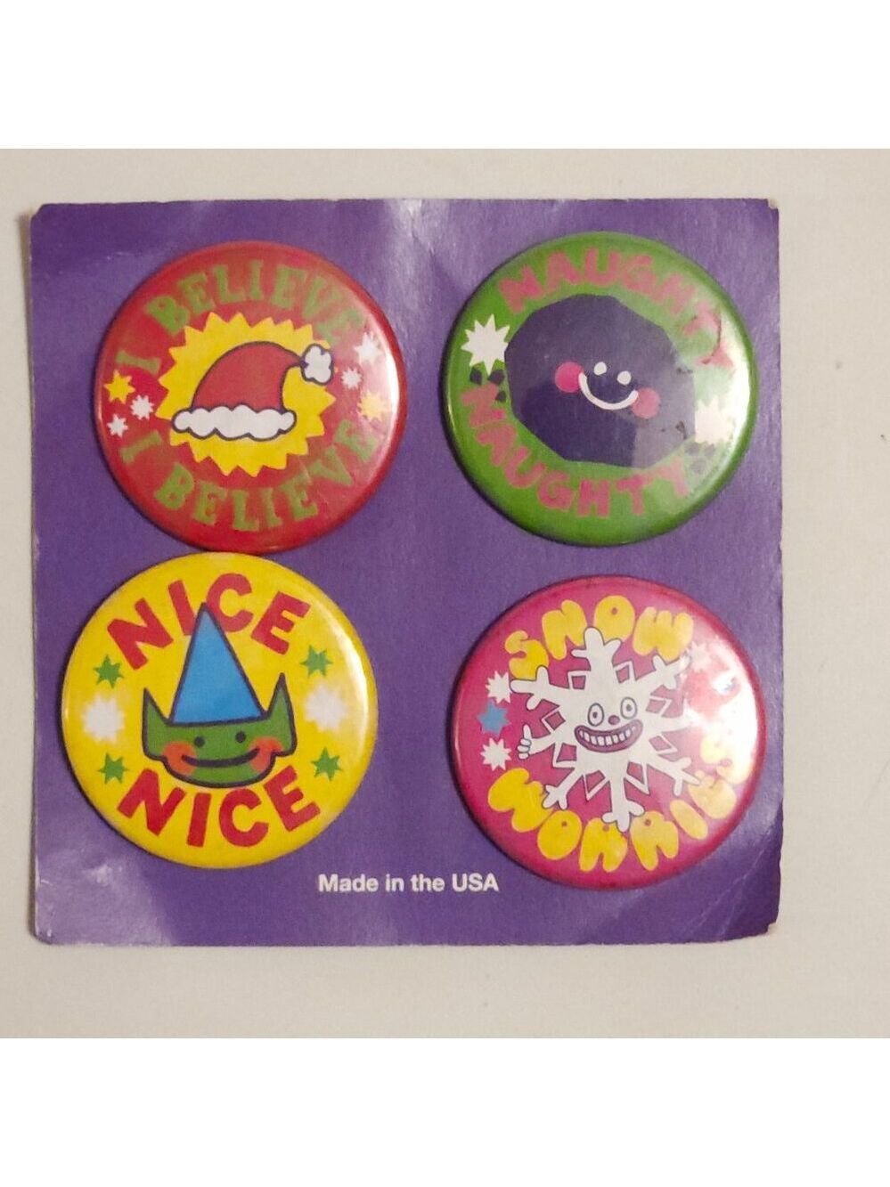LUSH Limited Edition Christmas Bagde Set of 4 COMPLETE